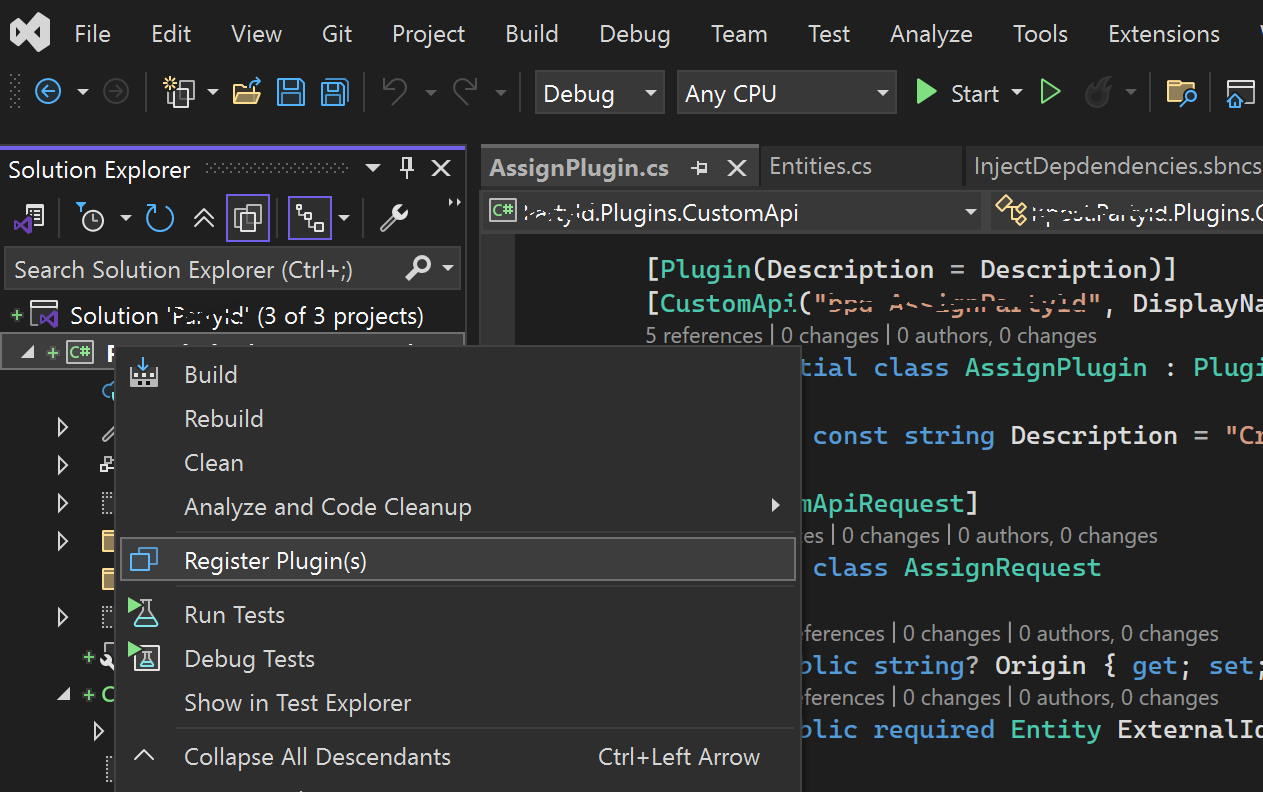 Xrm Tools for Visual Studio
