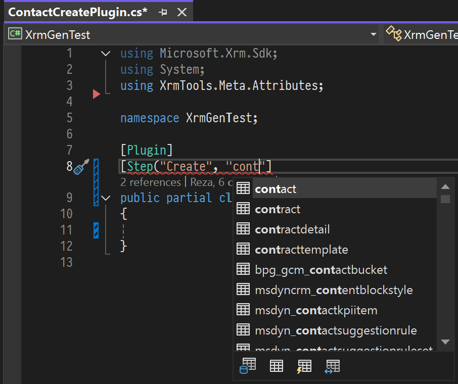 Xrm Tools for Visual Studio